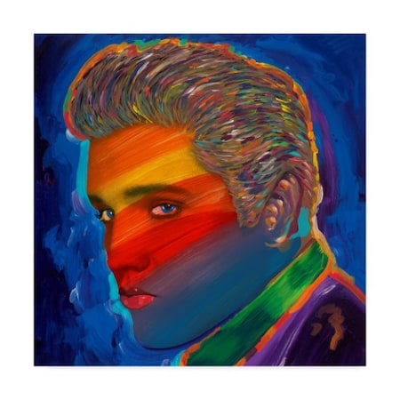 Howie Green 'Elvis Rainbow' Canvas Art,24x24